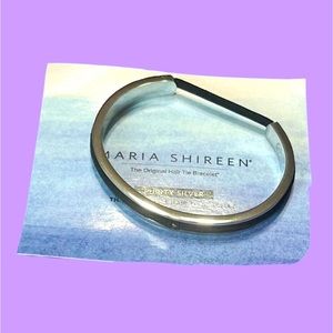 2/$25 Silver Hair tie bracelet - Maria Shireen